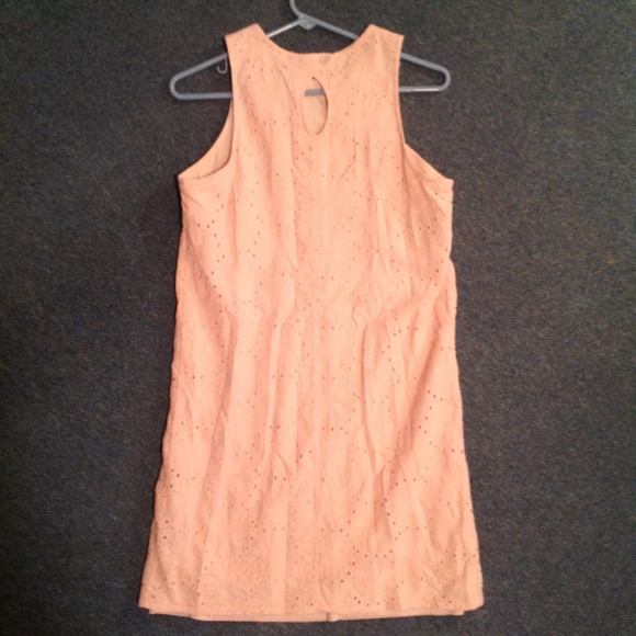 Hope and Harlow Pink Eyelet Shift Dress sz 6 EUC - Picture 2 of 4